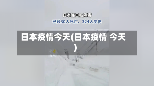 日本疫情今天(日本疫情 今天)-第2张图片