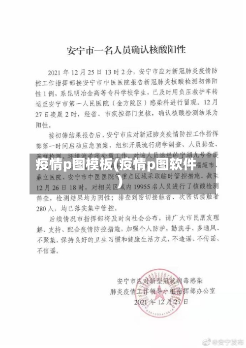 疫情p图模板(疫情p图软件)