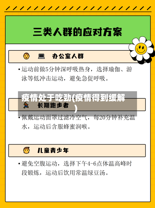 疫情处于吃劲(疫情得到缓解)