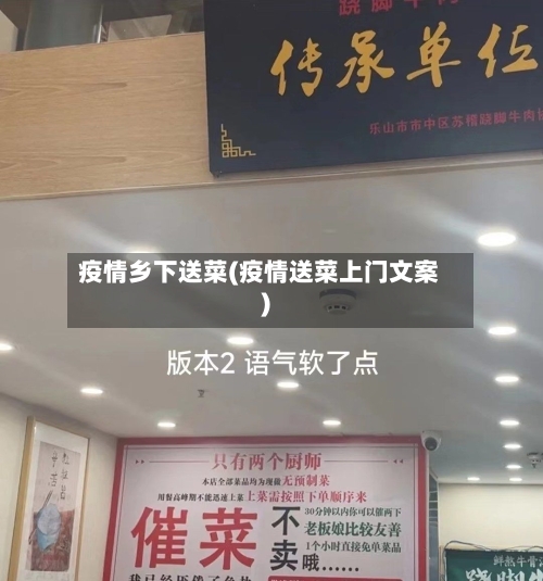 疫情乡下送菜(疫情送菜上门文案)