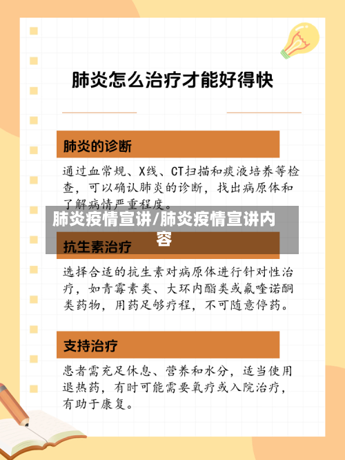 肺炎疫情宣讲/肺炎疫情宣讲内容-第2张图片