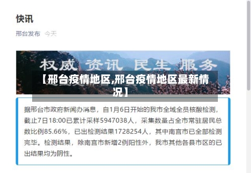 【邢台疫情地区,邢台疫情地区最新情况】-第3张图片
