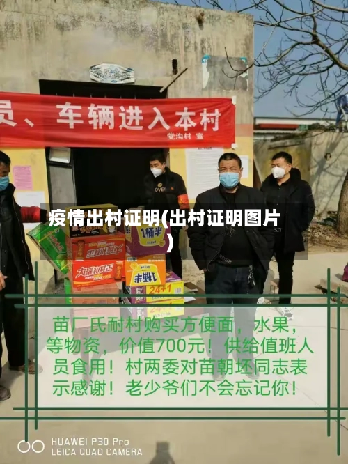 疫情出村证明(出村证明图片)