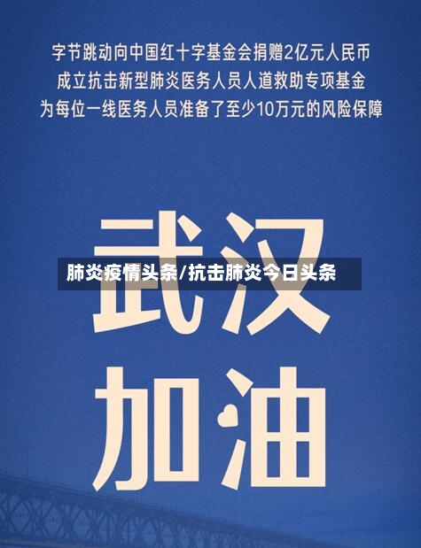 肺炎疫情头条/抗击肺炎今日头条-第2张图片