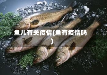 鱼儿有关疫情(鱼有疫情吗)