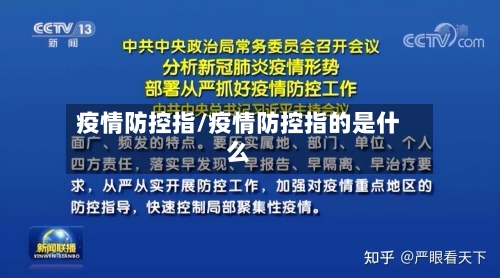 疫情防控指/疫情防控指的是什么-第2张图片