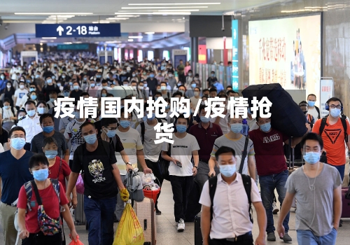 疫情国内抢购/疫情抢货