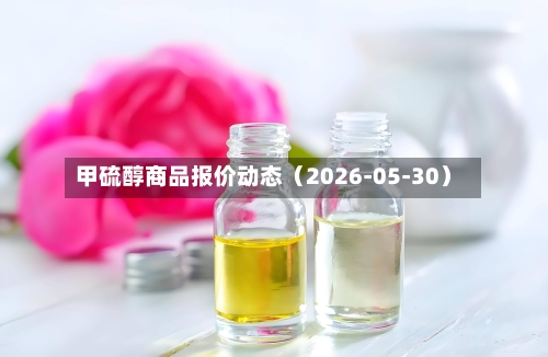甲硫醇商品报价动态(2026-05-30)-第2张图片