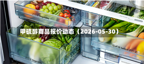 甲硫醇商品报价动态（2026-05-30）