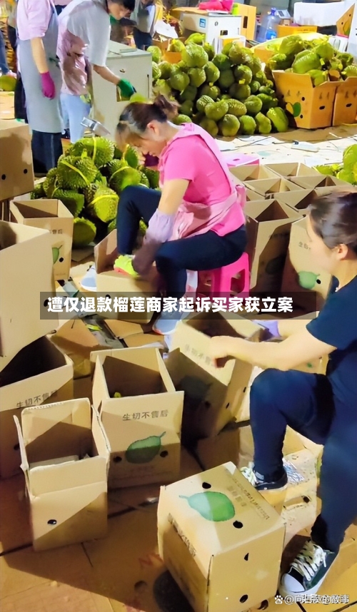 遭仅退款榴莲商家起诉买家获立案