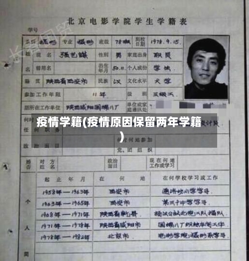 疫情学籍(疫情原因保留两年学籍)-第2张图片