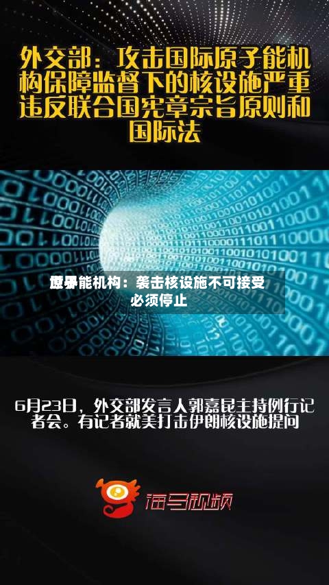 世界原子能机构：袭击核设施不可接受 必须停止