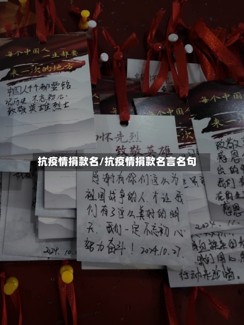抗疫情捐款名/抗疫情捐款名言名句-第3张图片