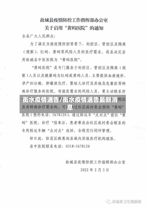 衡水疫情通告/衡水疫情通告最新消息-第2张图片