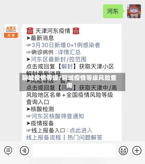 聊城疫情等级/聊城疫情等级风险查询-第3张图片