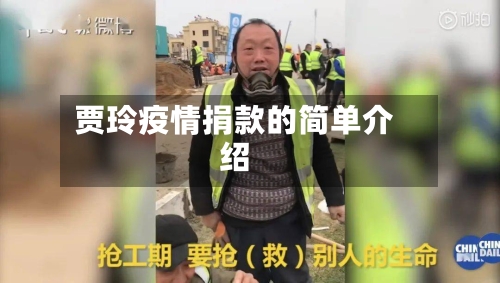 贾玲疫情捐款的简单介绍