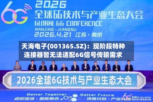 天海电子(001365.SZ)：现阶段特种连接器暂无法适配6G信号传输需求