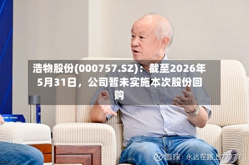 浩物股份(000757.SZ)：截至2026年5月31日，公司暂未实施本次股份回购