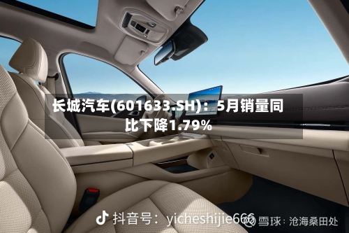 长城汽车(601633.SH)：5月销量同比下降1.79%