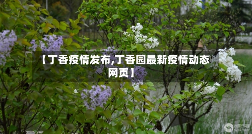 【丁香疫情发布,丁香园最新疫情动态网页】