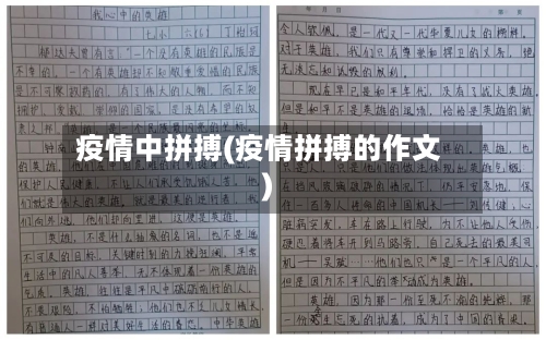 疫情中拼搏(疫情拼搏的作文)