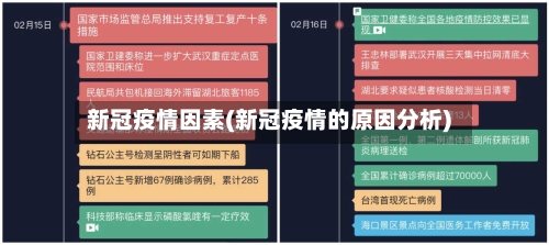 新冠疫情因素(新冠疫情的原因分析)-第2张图片