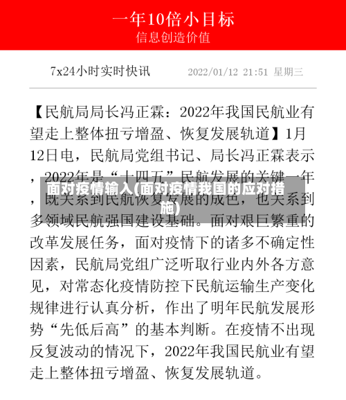 面对疫情输入(面对疫情我国的应对措施)-第3张图片