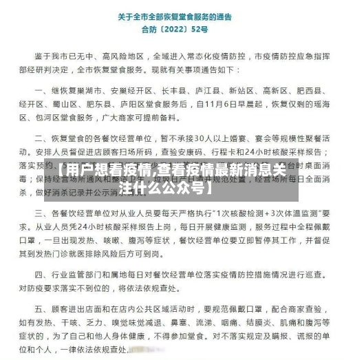 【用户想看疫情,查看疫情最新消息关注什么公众号】-第2张图片
