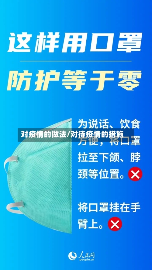 对疫情的做法/对待疫情的措施-第2张图片