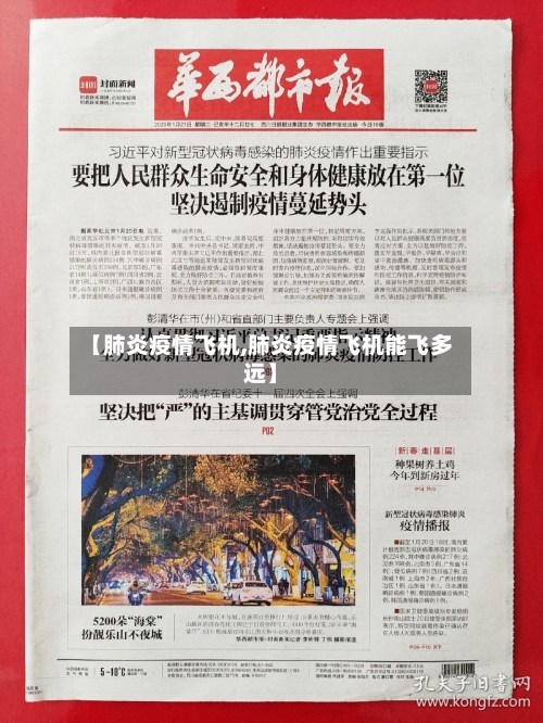 【肺炎疫情飞机,肺炎疫情飞机能飞多远】