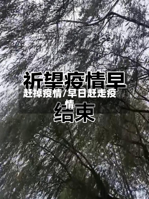 赶掉疫情/早日赶走疫情