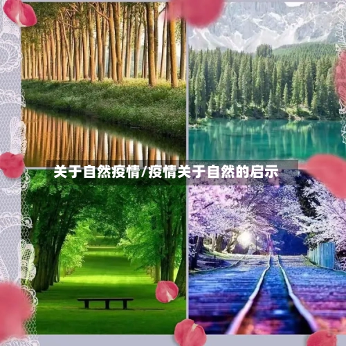 关于自然疫情/疫情关于自然的启示-第2张图片