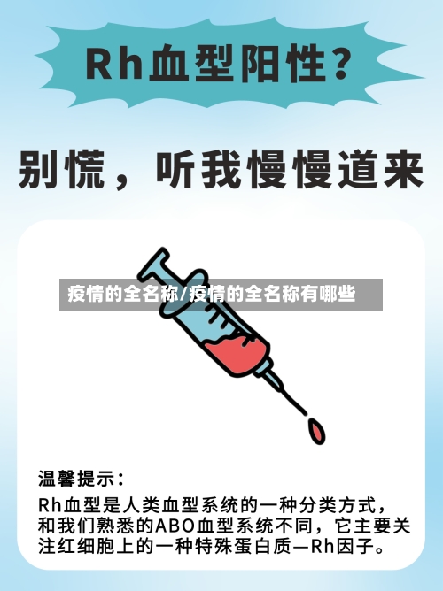 疫情的全名称/疫情的全名称有哪些