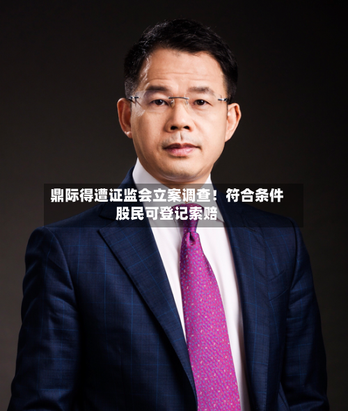 鼎际得遭证监会立案调查!符合条件股民可登记索赔-第3张图片