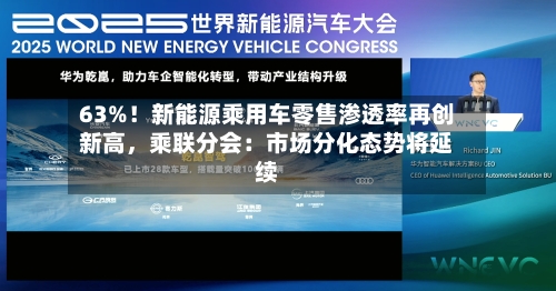 63%！新能源乘用车零售渗透率再创新高，乘联分会：市场分化态势将延续-第2张图片