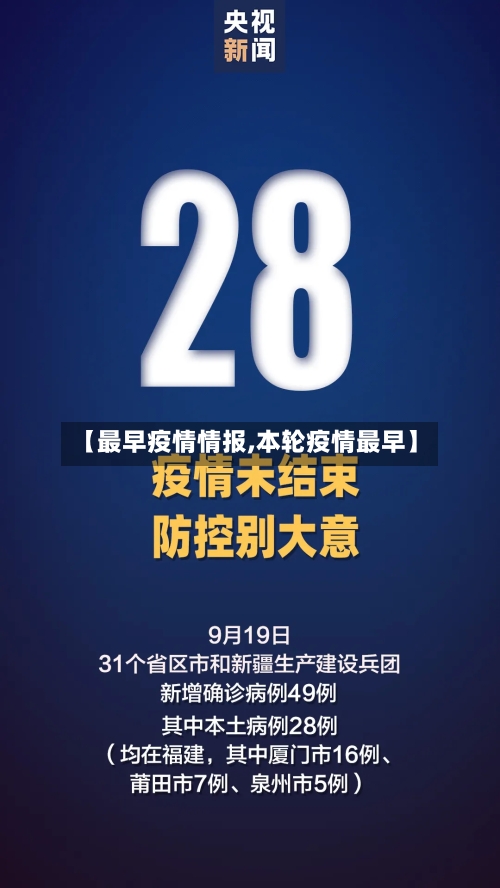 【最早疫情情报,本轮疫情最早】
