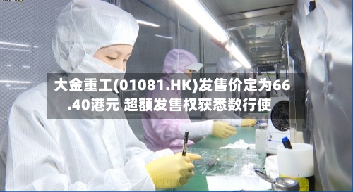 大金重工(01081.HK)发售价定为66.40港元 超额发售权获悉数行使-第3张图片