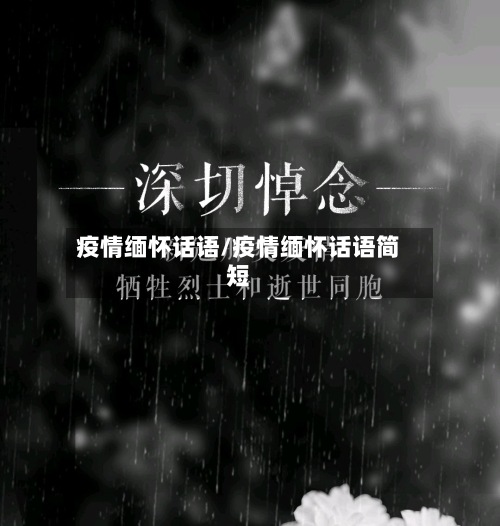 疫情缅怀话语/疫情缅怀话语简短-第2张图片