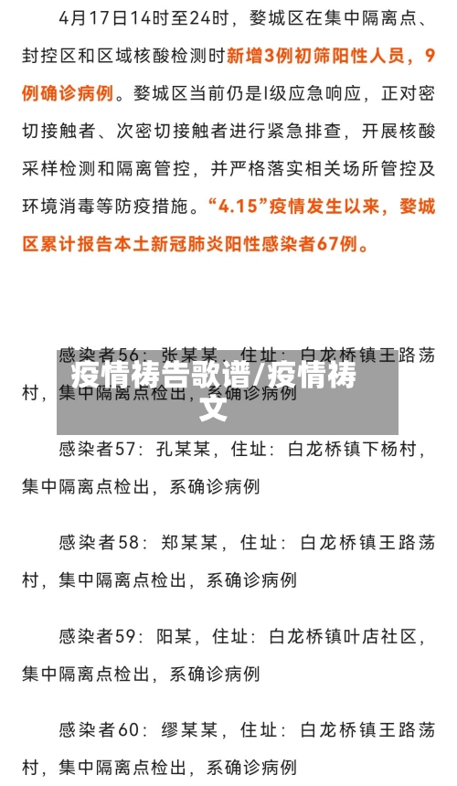 疫情祷告歌谱/疫情祷文-第3张图片