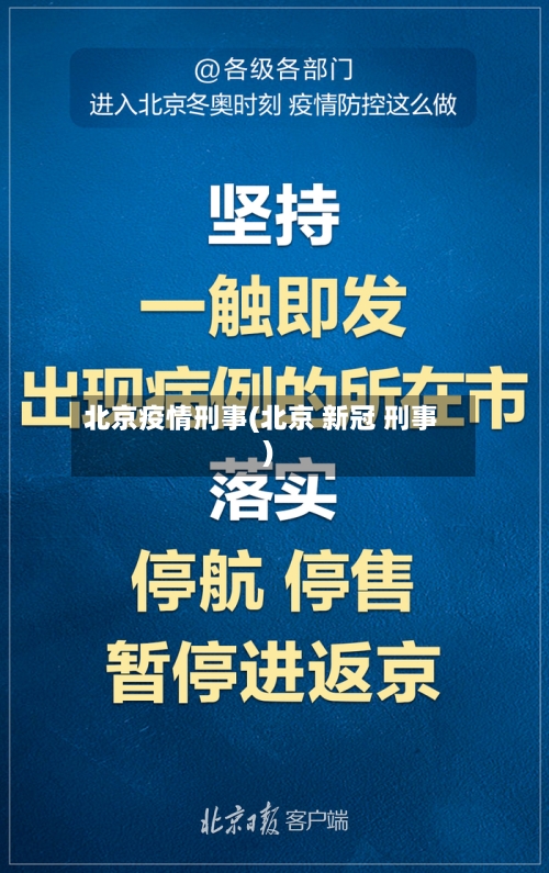 北京疫情刑事(北京 新冠 刑事)