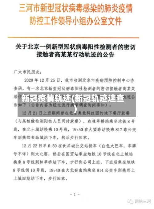 新冠疫情轨迹(新冠轨迹速查)-第2张图片