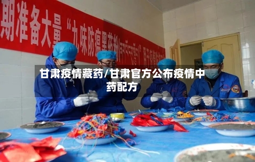 甘肃疫情藏药/甘肃官方公布疫情中药配方-第3张图片