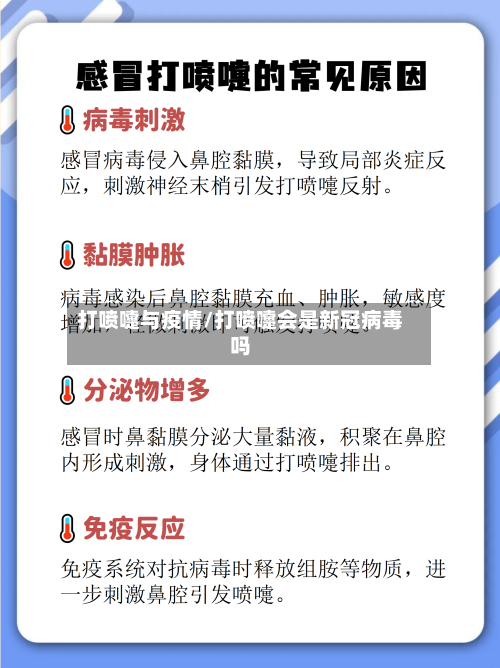 打喷嚏与疫情/打喷嚏会是新冠病毒吗-第3张图片