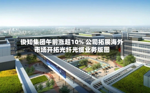 俊知集团午前涨超10% 公司拓展海外市场开拓光纤光缆业务版图