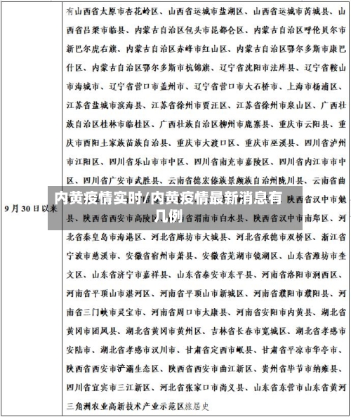 内黄疫情实时/内黄疫情最新消息有几例