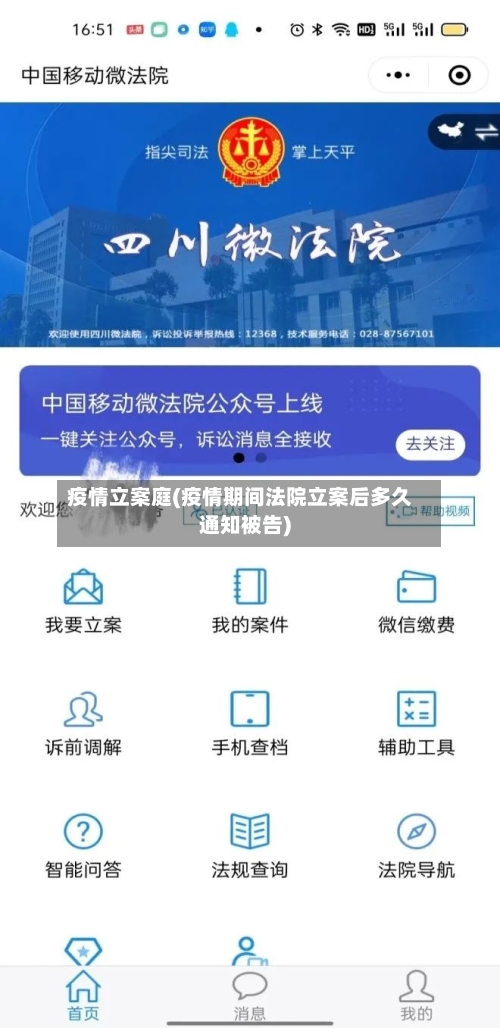 疫情立案庭(疫情期间法院立案后多久通知被告)-第2张图片