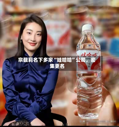 宗馥莉名下多家“娃哈哈”公司	，密集更名-第2张图片