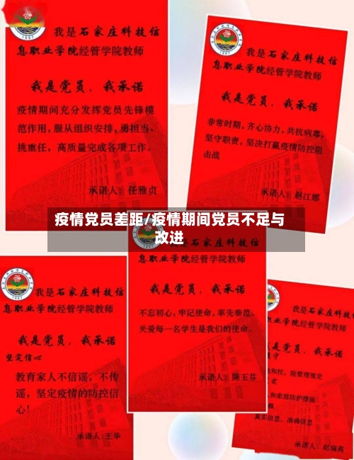 疫情党员差距/疫情期间党员不足与改进