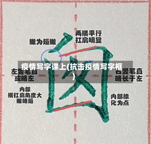 疫情写字课上(抗击疫情写字框)