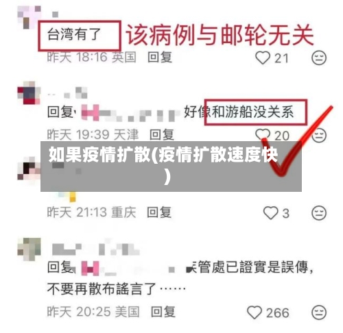 如果疫情扩散(疫情扩散速度快)-第3张图片